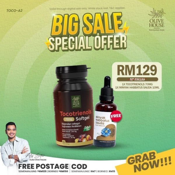 Tocotrienols + FREE Habbatussauda