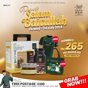 Olivie Power UP 100g + Tocotrienols + FREE TShirt + FREE Bag