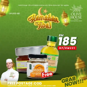 Olivie Power UP 100g + Olivie Plus 50ml + FREE Madu Kyrgyzstan 50g