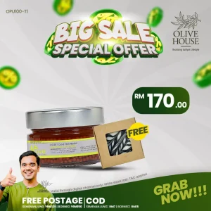 Olivie Power Up 100g + FREE Sabun Zaitun