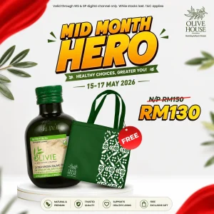 Olivie Plus 250ml + FREE Non-Wooven Bag