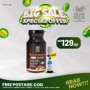 Tocotrienols + FREE Calm & Comfort