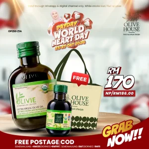 [Payday] Olivie Plus 250ml + Olivie Plus 50ml + FREE Bag