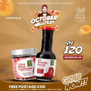 [October Fest] Glow Shine Gummies + Pati Delima 240ml