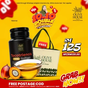 [10.10] Tocotrienols + FREE Bag